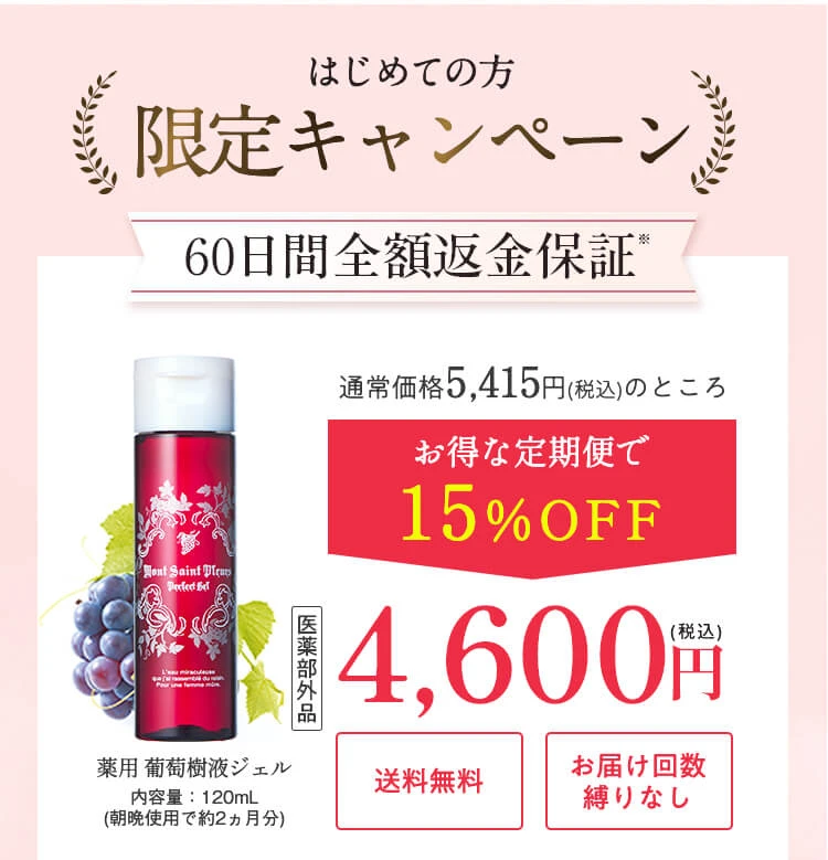 初回限定60日間全額返金保証