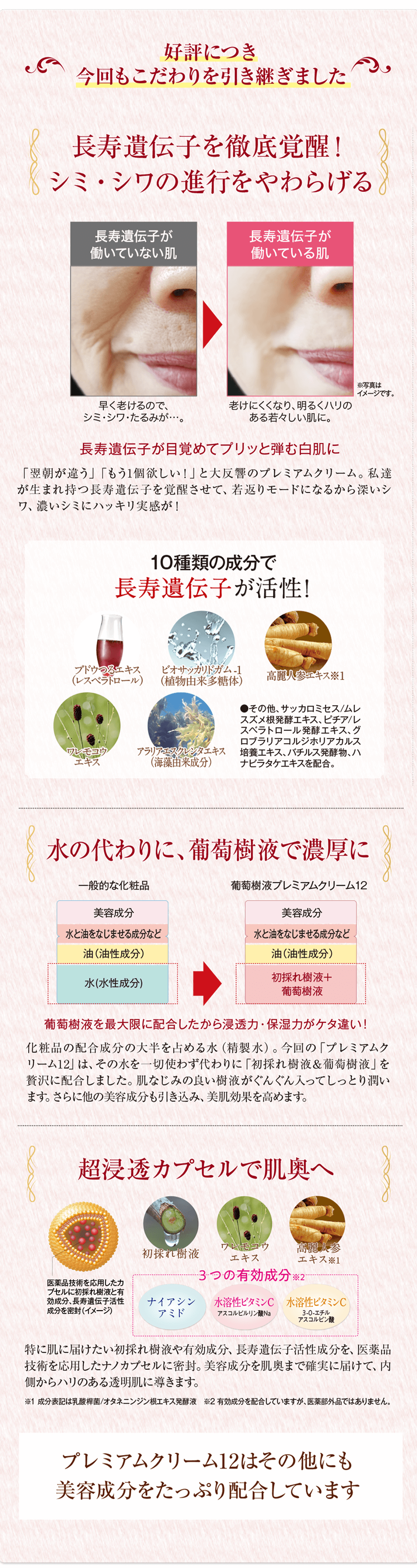 葡萄樹液プレミアムクリーム12商品ページ5