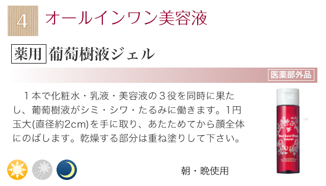 薬用 葡萄樹液ジェル